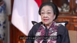 Tangkapan layar pernyataan belasungkawa Megawati untuk mendiang Khamenei saat disiarkan oleh media televisi Iran. (Dok. Istimewa)