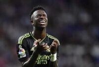 Foto: Striker Real Madrid Vinicius Junior (Dok.  ANTARA/AFP/PAU BARRENA)