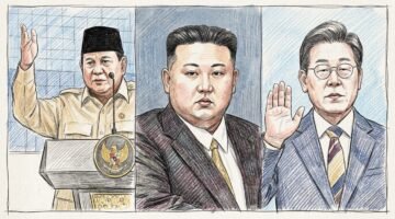 Ilustrasi dengan Gaya Sketch Art Colored