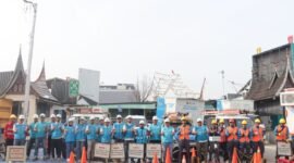 PLN UP3 Bukittinggi Siaga Jaga Listrik Andal Jelang HUT RI. (Foto: Dok. ANTARA)