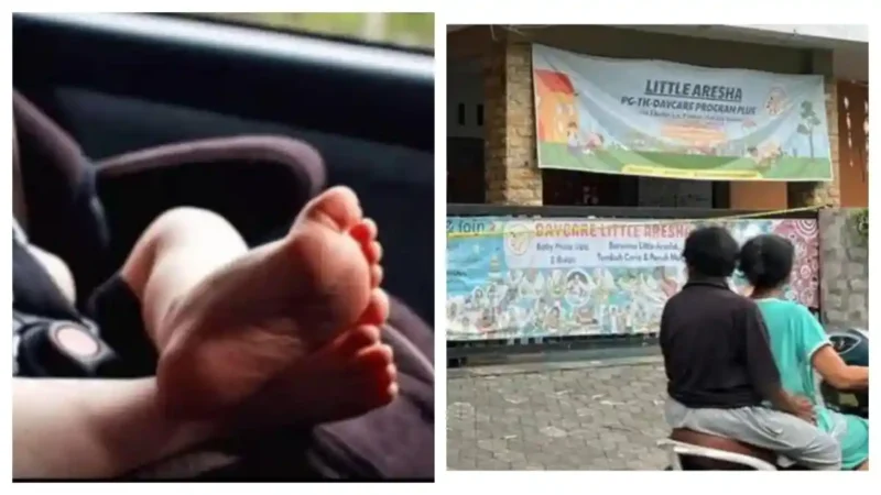 Kepala Anak Daycare Little Aresha Ditenggelamkan. (Foto: Tribunnews)