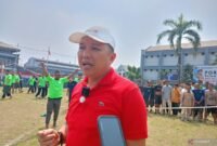 Kepala Lapas Kelas I Cipinang Syarpani membuka acara perlombaan bagi warga binaan dan petugas pemasyarakatan dalam rangka memeriahkan HUT ke-81 RI di Lapas Kelas I Cipinang, Jakarta Timur, Jumat (14/8/2026). (Foto: ANTARA/Siti Nurhaliza)
