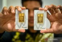 Harga Emas Antam Naik Rp23.000 Jadi Rp2,61 Juta per Gram. (Foto: Dok. ANTARA)