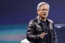 CEO Nvidia Jensen Huang saat berbicara dalam sebuah forum teknologi. (Foto: CNN Indonesia)
