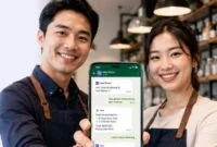Platform AI Bantu Pelaku Usaha Layani Pelanggan via WhatsApp. (Foto: Dok. ANTARA)