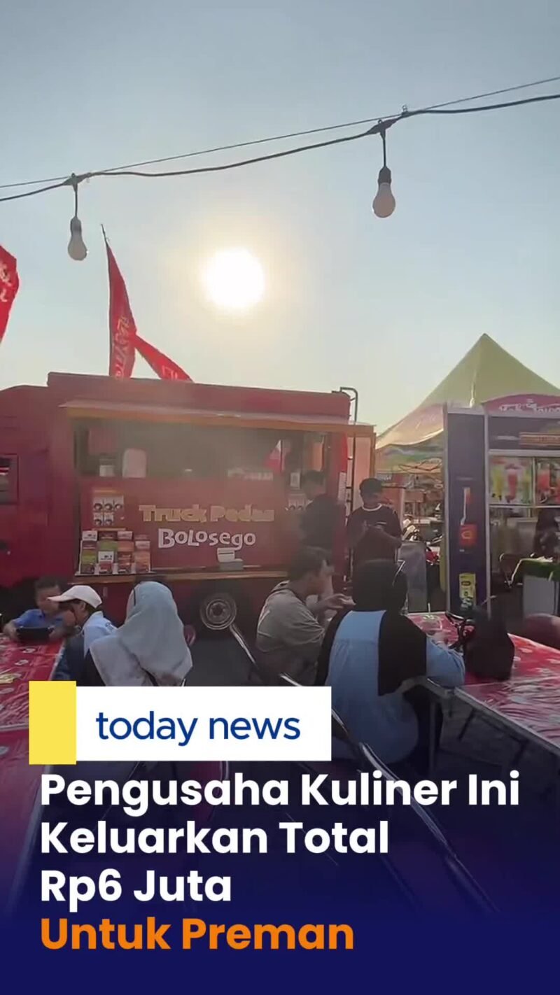 Pemilik food truck Bolosego di Alun-alun Kidul, Yogyakarta. (Video: akun TikTok @dyahfardisa)