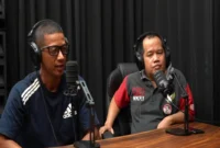 Suasana rekaman Podcast Kusieh Bendi yang membahas pemulangan makam Tan Malaka. (Foto: Dok. Podcast Kusieh Bendi)
