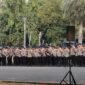 Personel Gabungan di Monas Bersiap Amankan Demo Jakarta. (Foto: iNews.id)