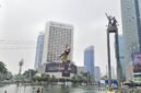 Polda Metro Pulangkan 6 Aktivis Greenpeace dari Bundaran HI. (Foto: Dok. ANTARA)