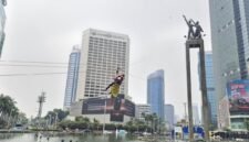 Polda Metro Pulangkan 6 Aktivis Greenpeace dari Bundaran HI. (Foto: Dok. ANTARA)