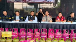 Bareskrim Bongkar Penyalahgunaan LPG Subsidi di Sidoarjo. (Foto: iNews.id)