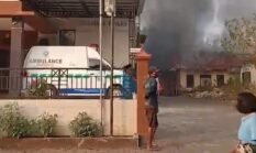 Gudang Alkes Puskesmas Tragah Terbakar, Pasien Dievakuasi