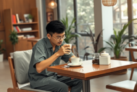 Sering Menunda Kerja (Ilustrasi: AI Dimensia Creative)