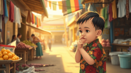 Anak Terlalu Bersih Justru Lebih Mudah Sakit, Benarkah (Ilustrasi: AI Dimensia Creative)