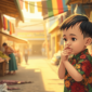 Anak Terlalu Bersih Justru Lebih Mudah Sakit, Benarkah (Ilustrasi: AI Dimensia Creative)