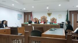 Sidang Mansurni Abadi di Pengadilan Negeri Jakarta Pusat. (Foto: Dok. Sinar Pagi Baru)