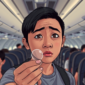 Alasan Jangan Pakai Lensa Kontak saat Naik Pesawat (Ilustrasi: AI Dimensia Creative)