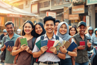 Negara dengan Visa Kerja Termudah untuk Pekerja (Ilustrasi: AI Dimensia Creative)