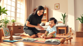 Cara Mengatasi Anak Susah Belajar Membaca Tanpa Memaksa (Ilustrasi: AI Dimensia Creative)