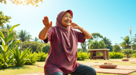 Olahraga Tepat untuk Cegah Osteoporosis Sejak Dini (Ilustrasi: AI Dimensia Creative)