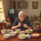 4 Tanda Awal Demensia dari Perubahan Kebiasaan Makan (Ilustrasi: AI Dimensia Creative)