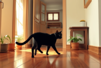 Mengatasi Kucing Liar yang Suka Masuk Rumah (Ilustrasi: AI Dimensia Creative)