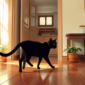 Mengatasi Kucing Liar yang Suka Masuk Rumah (Ilustrasi: AI Dimensia Creative)