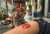 Air Liur Kucing Berbahaya bila Kena Luka Terbuka (Ilustrasi: AI Dimensia Creative)