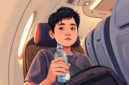 Barang yang Wajib Masuk Kabin Pesawat Saat Terbang (Ilustrasi: AI Dimensia Creative)