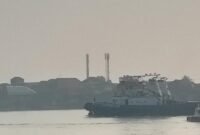 Usai Tiga Hari Hujan, Asap Karhutla Balik ke Palembang. (Foto: CNN Indonesia)